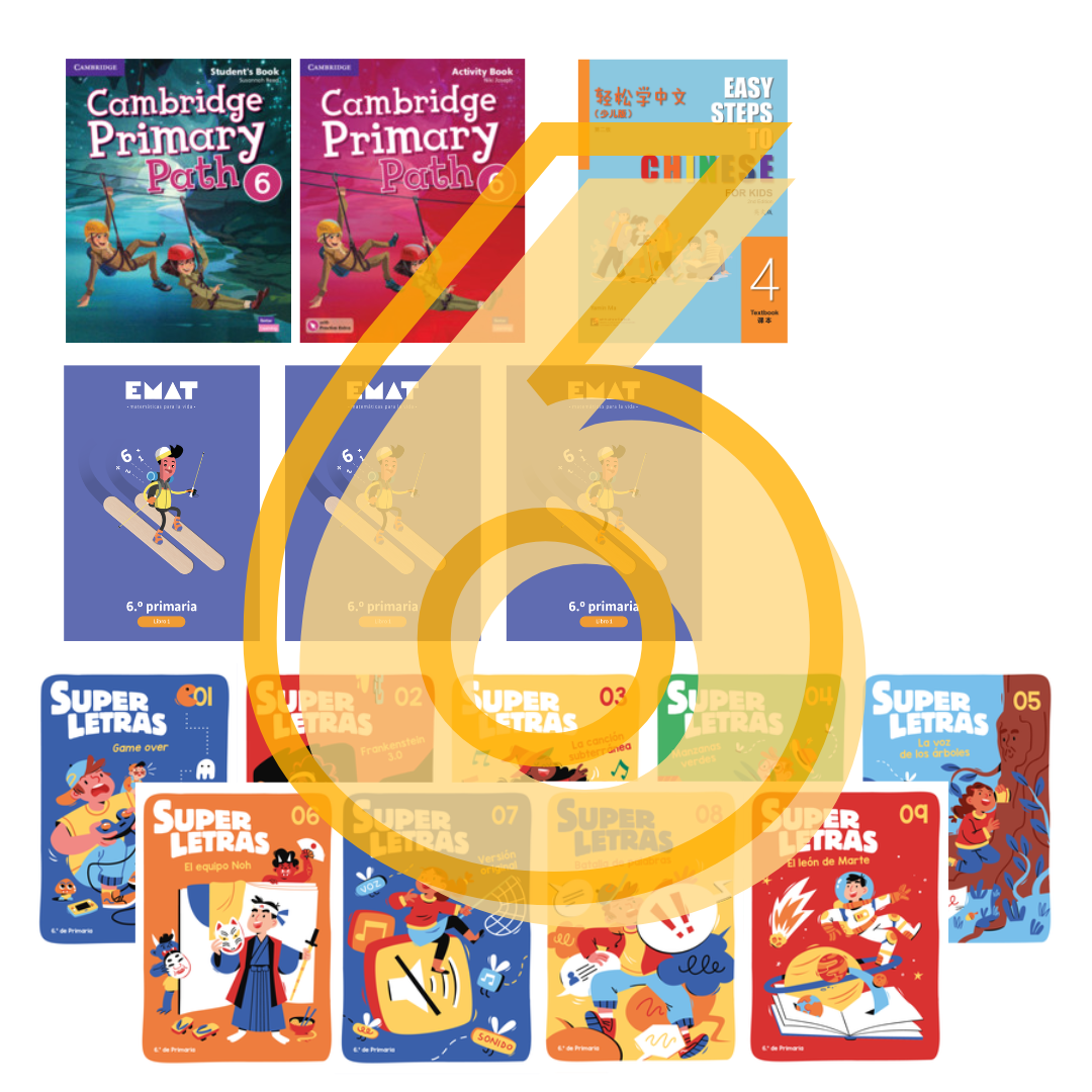 Libros y materiales: 6th grade