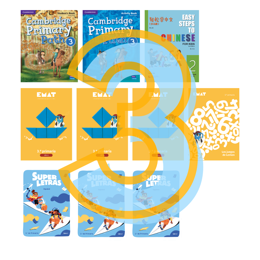 Libros y materiales: 3rd grade