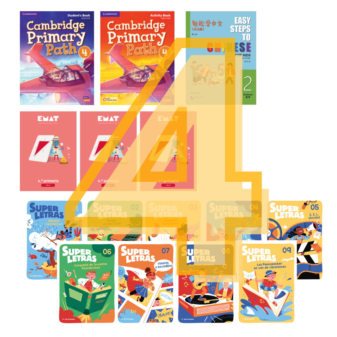 Libros y materiales: 4th grade