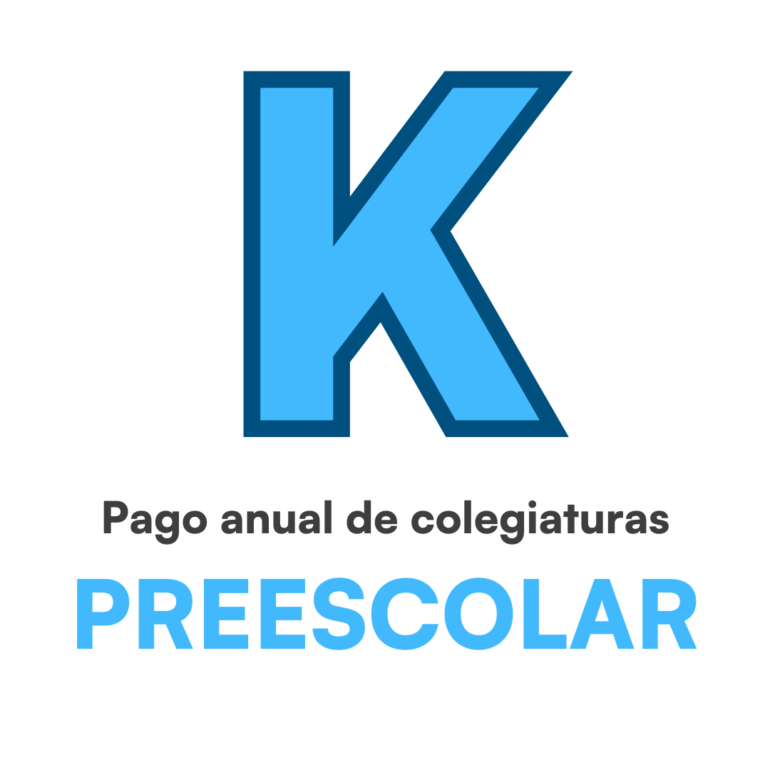 Pago anual con bono de libros y uniformes | Ciclo 2025-2026 | Preescolar