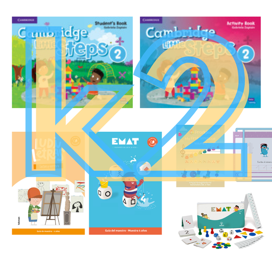 Libros y materiales: Kinder 2